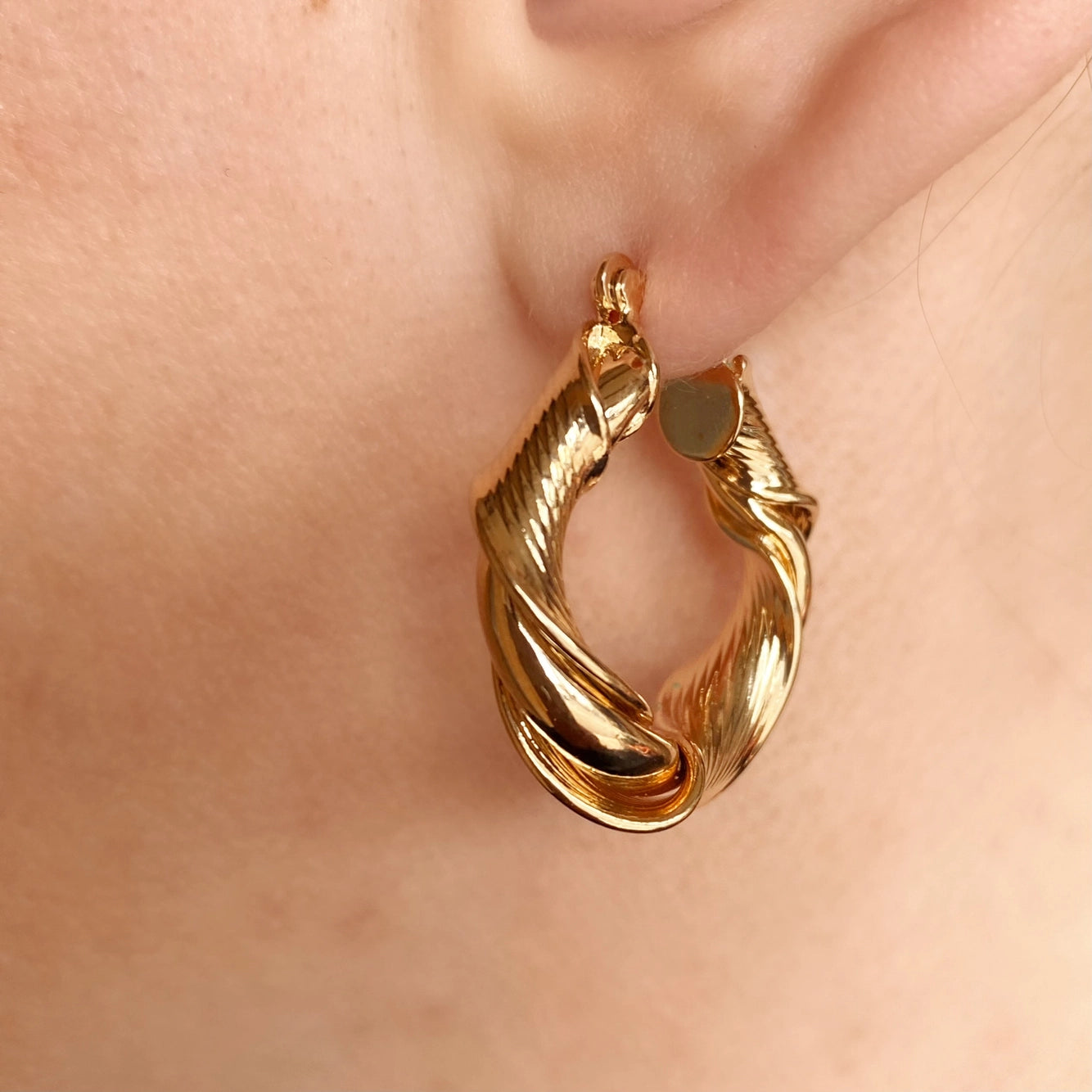 Venezia Hoop Earrings -18k Filled