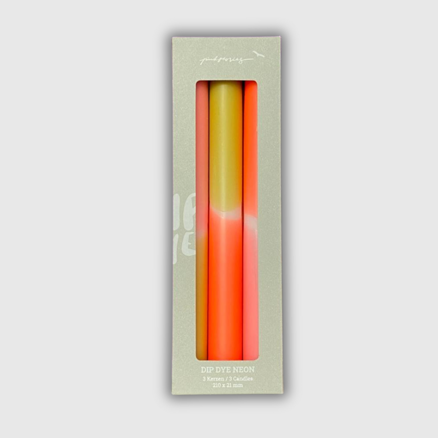 Dip Dye Neon Candle Stick - Bobby Pin