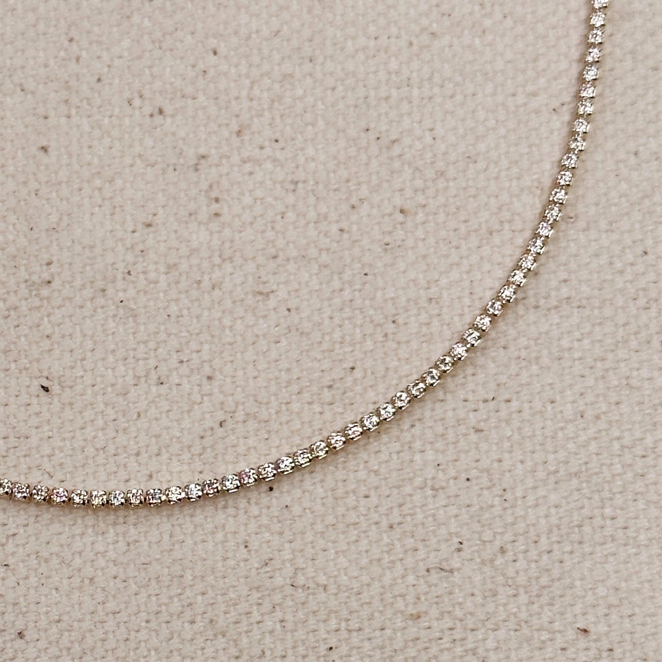 Mia Tennis Necklace - 18k Filled