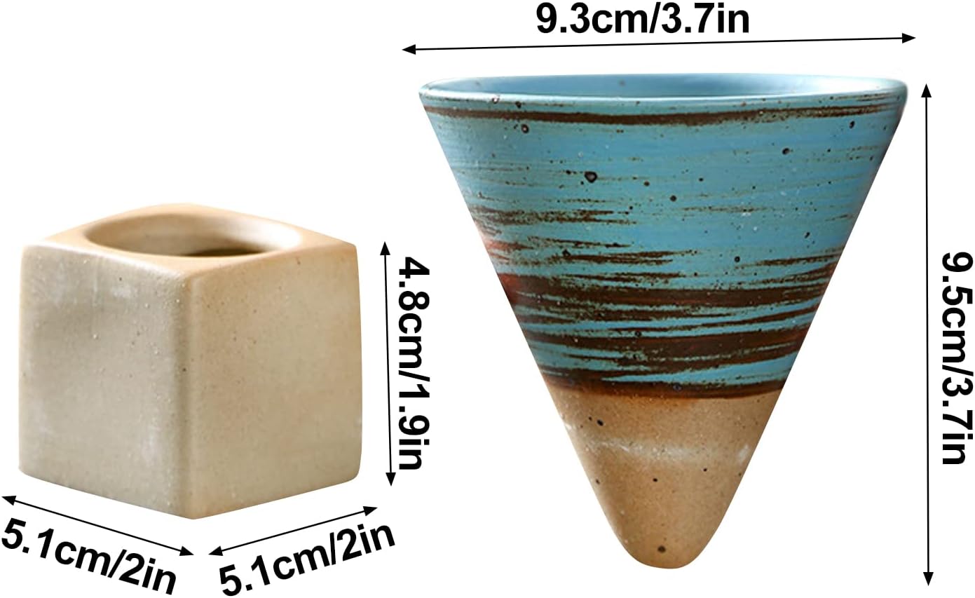 Ceramic Cone Coffee Cup with Base