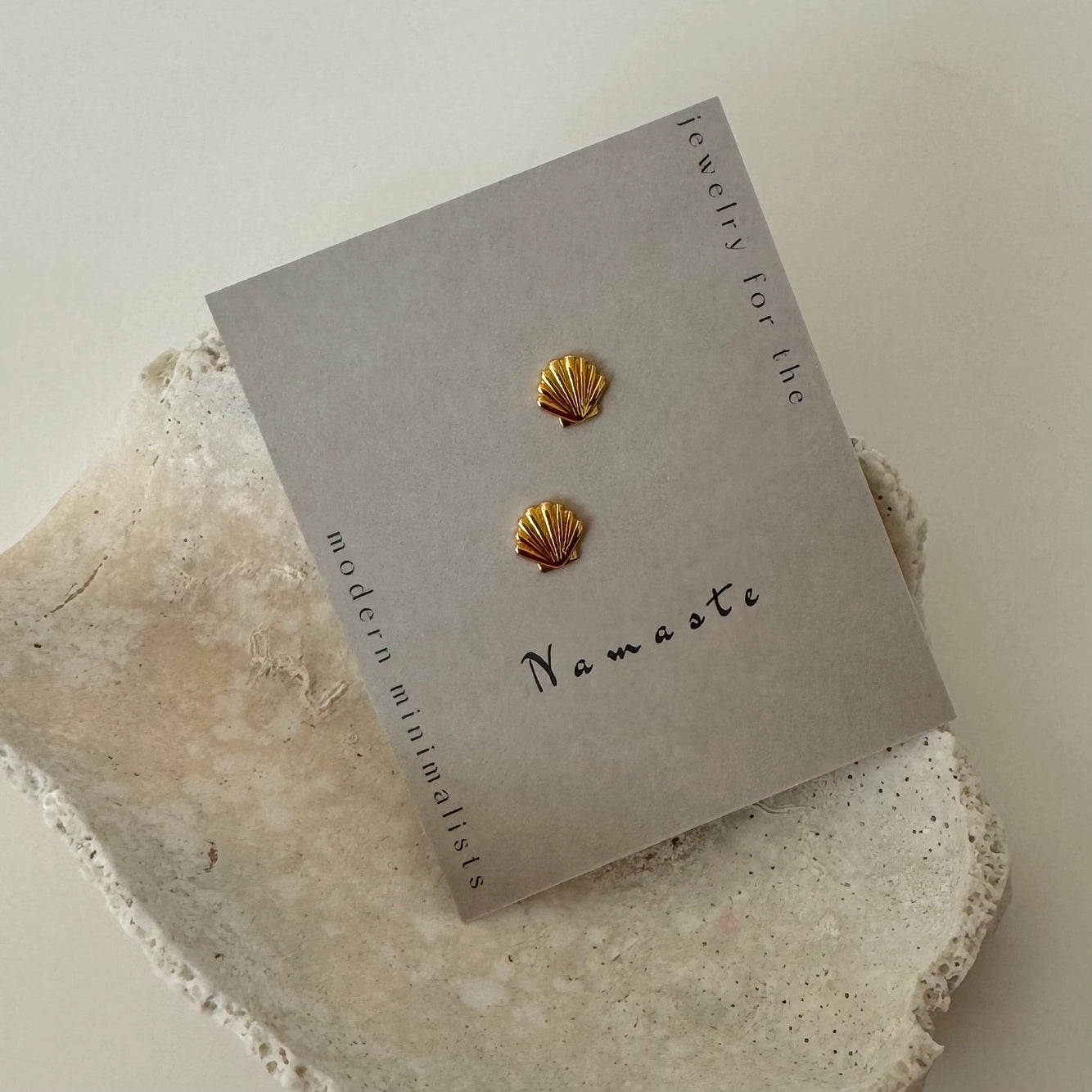 Namaste Shell Studs