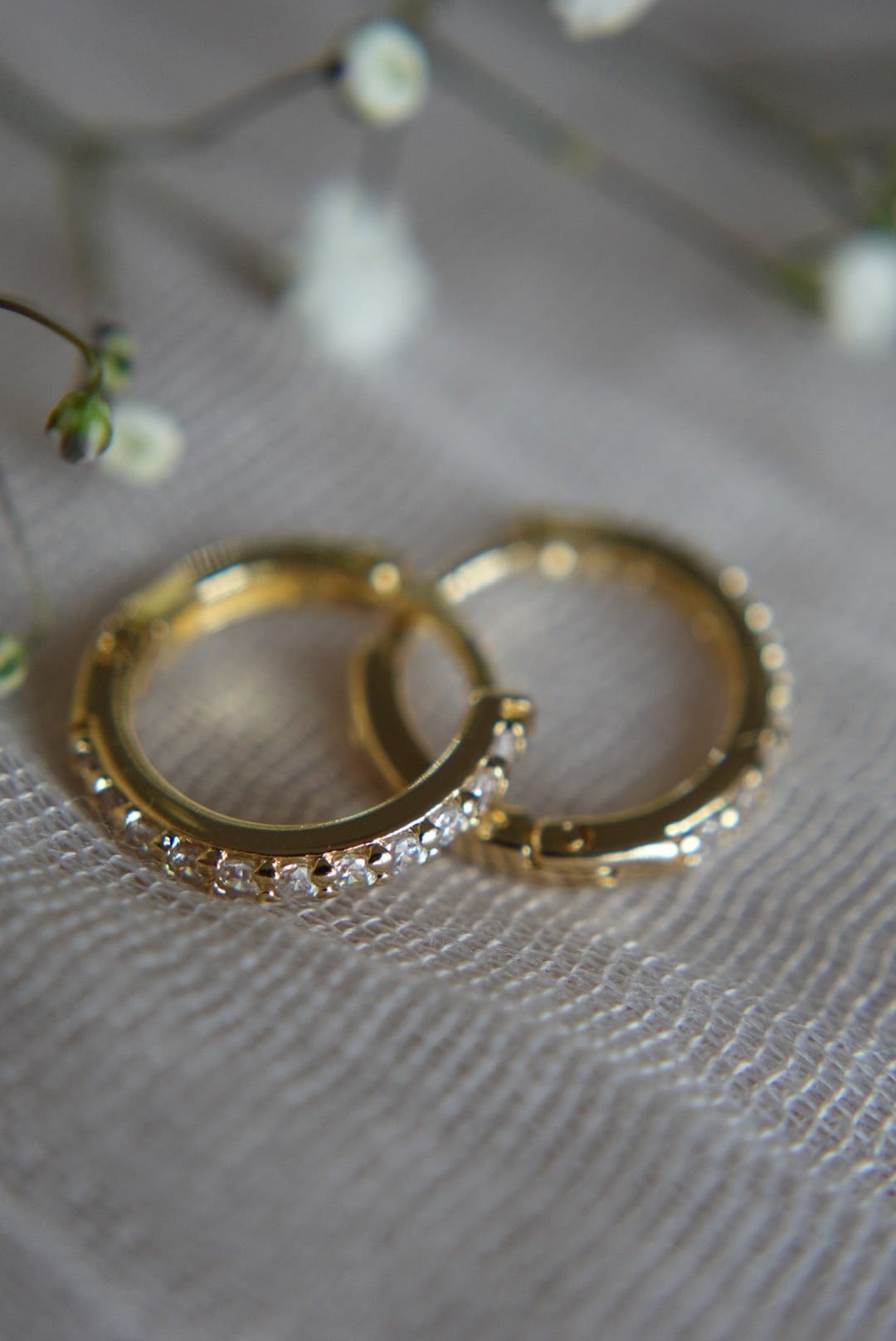 Everyday Fancy Hoop Earrings - 18k Gold Filled