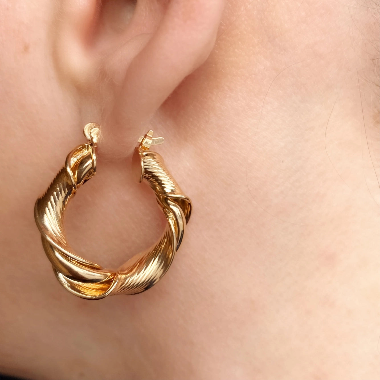 Venezia Hoop Earrings -18k Filled